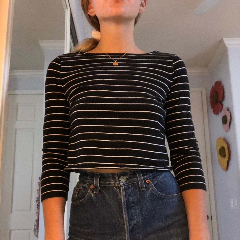 Stripped long sleeve Tee